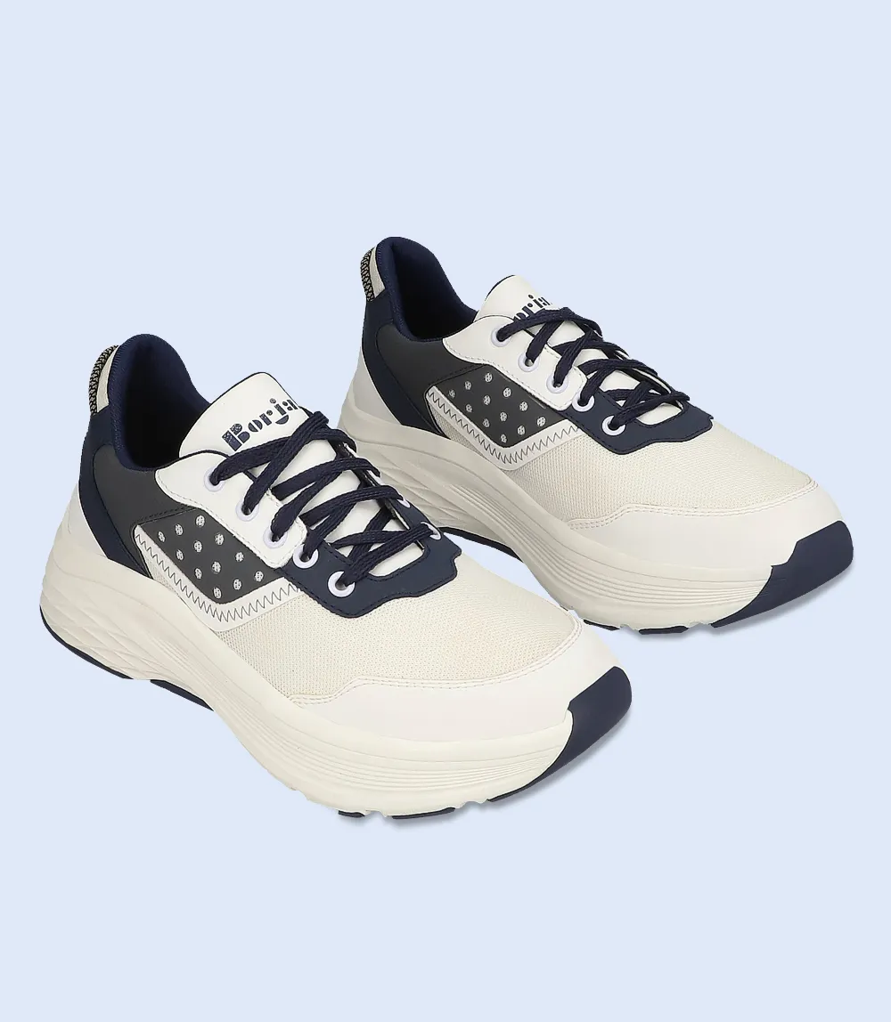 BM6722-WHITE-Men Sneaker