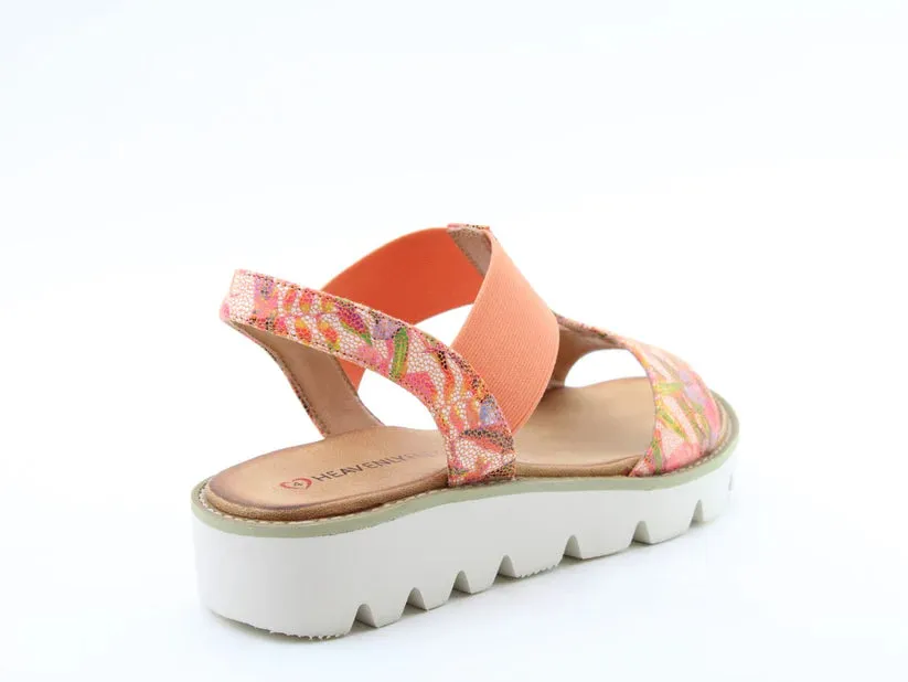 Heavenly Feet - Ritz - Floral Orange
