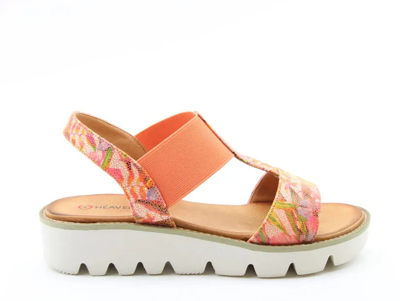 Heavenly Feet - Ritz - Floral Orange