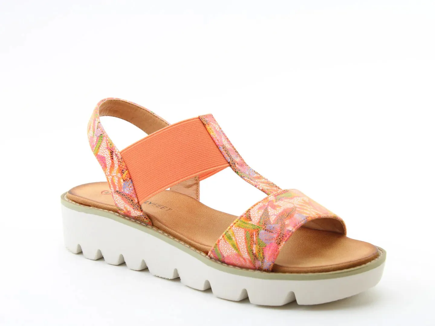 Heavenly Feet - Ritz - Floral Orange