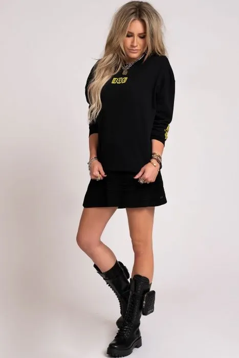 NIKKIE leren boots met afneembaar tasje