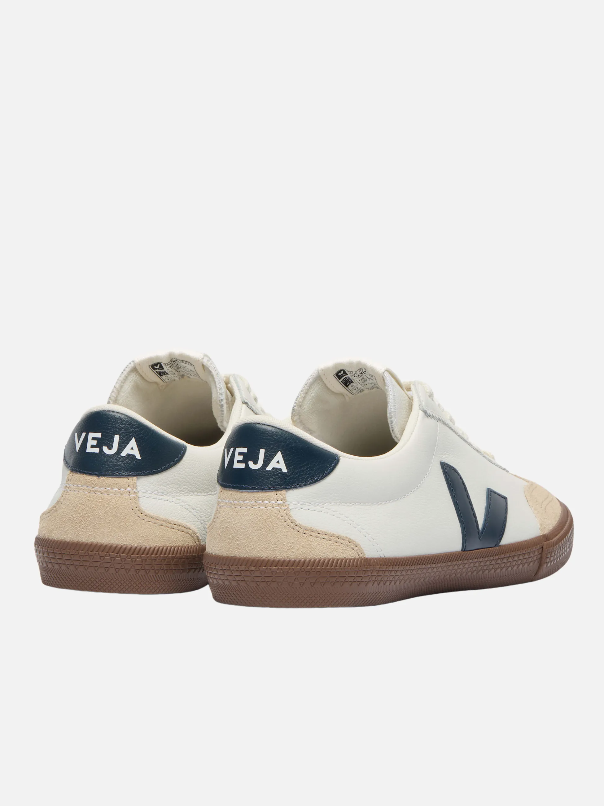 Veja Volley Leather Sneaker - White Nautico Bark